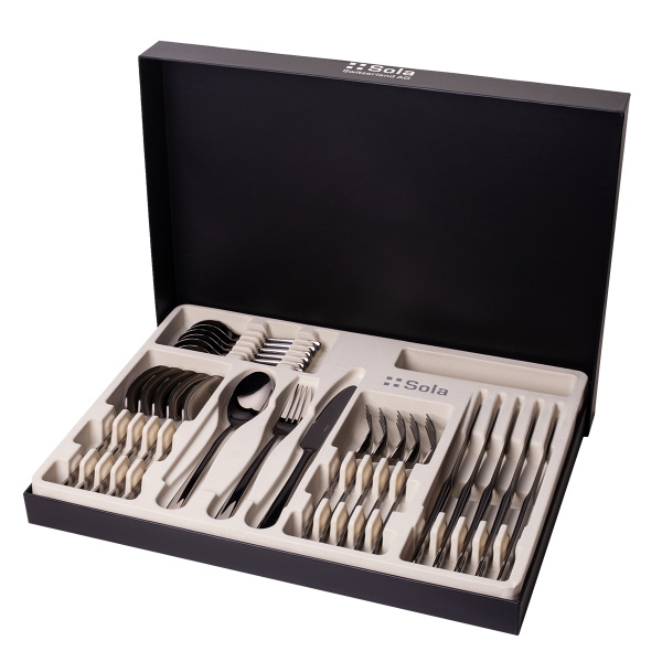 Besteckset 24-tlg. - Salamanca PVD grey
