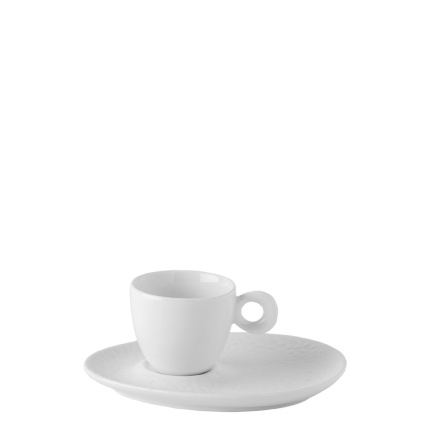 Structured mokka saucer - Flow
