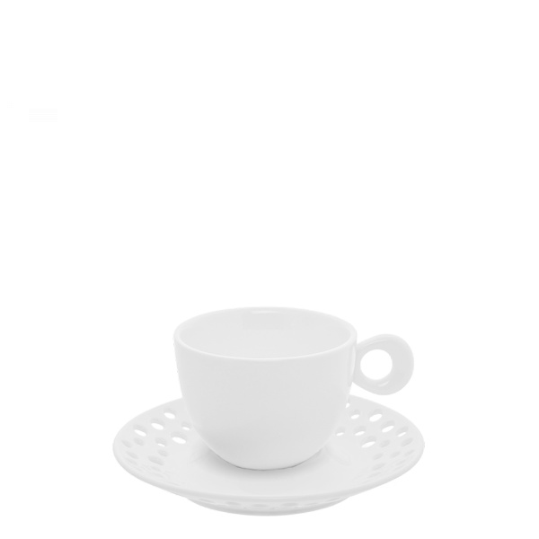 Piattino da caffè perforato ø 15 cm — Flow Lunasol