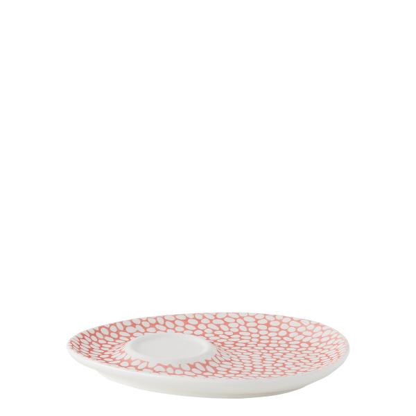 Mokka saucer Flow structured skin/white