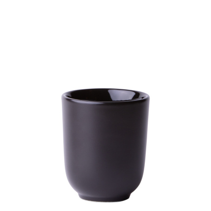 Cup without handle black 220 ml - Flow