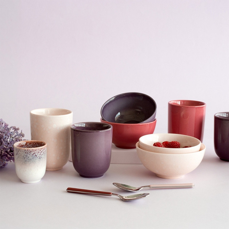 Cup without handle 220 ml | Gaya Solatelier Rose Crystal
