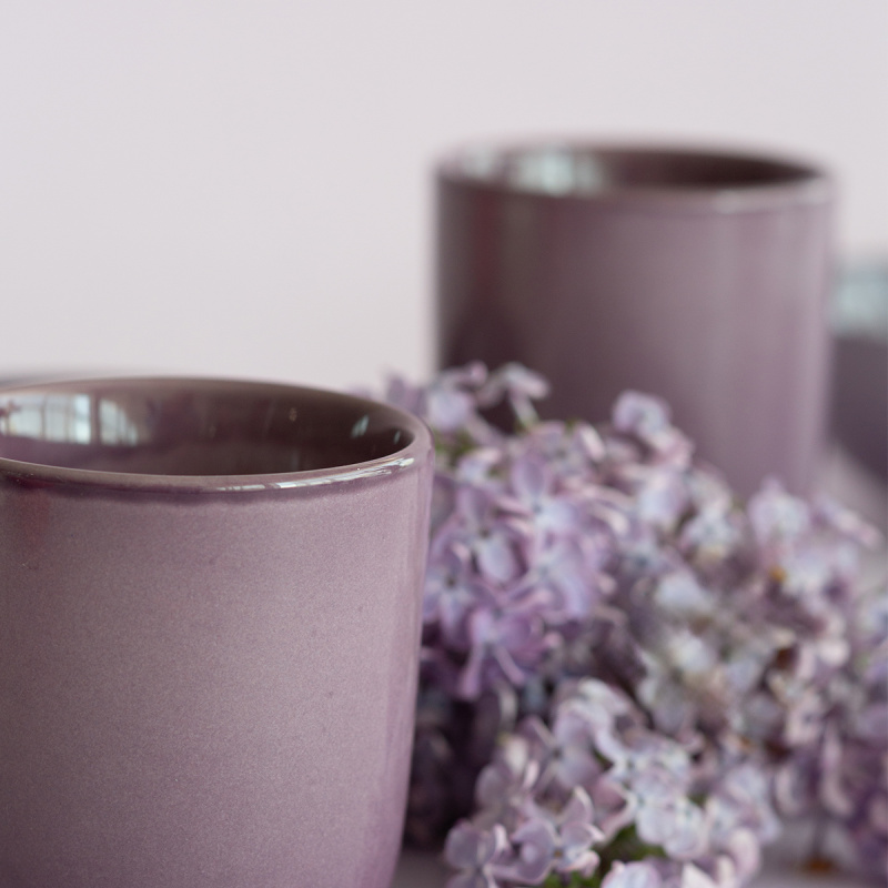 Tasse ohne Henkel 220 ml | Gaya Solatelier Aubergine