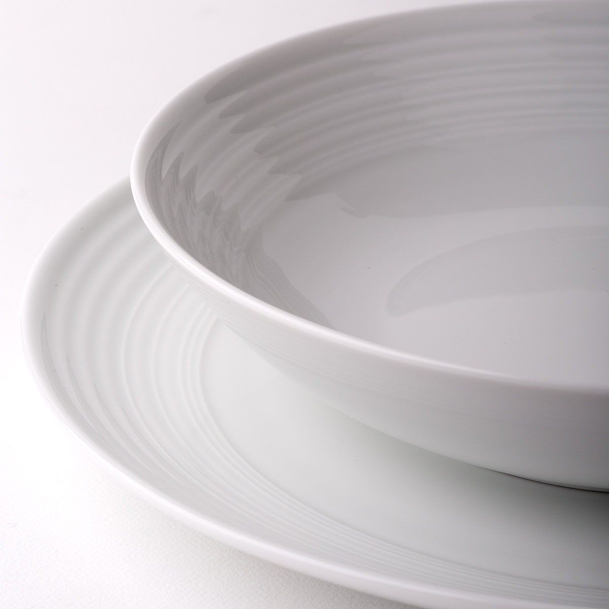 Deep plate Coupe classic Deco 22 cm set of 6 pcs – UNIVERS white