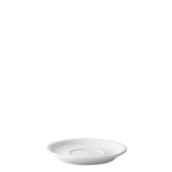 Soucoupe à café avec bord Deco 16 cm lot de 6 pcs – UNIVERS blanc