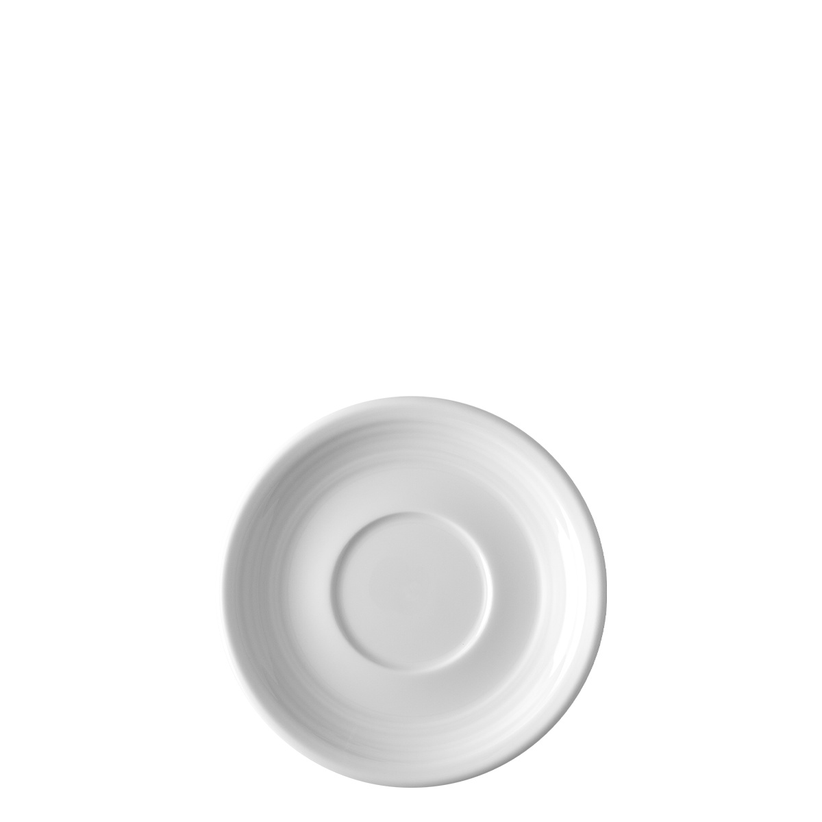 Piattino da caffè con bordo Deco 16 cm set 6 pezzi – UNIVERS bianco