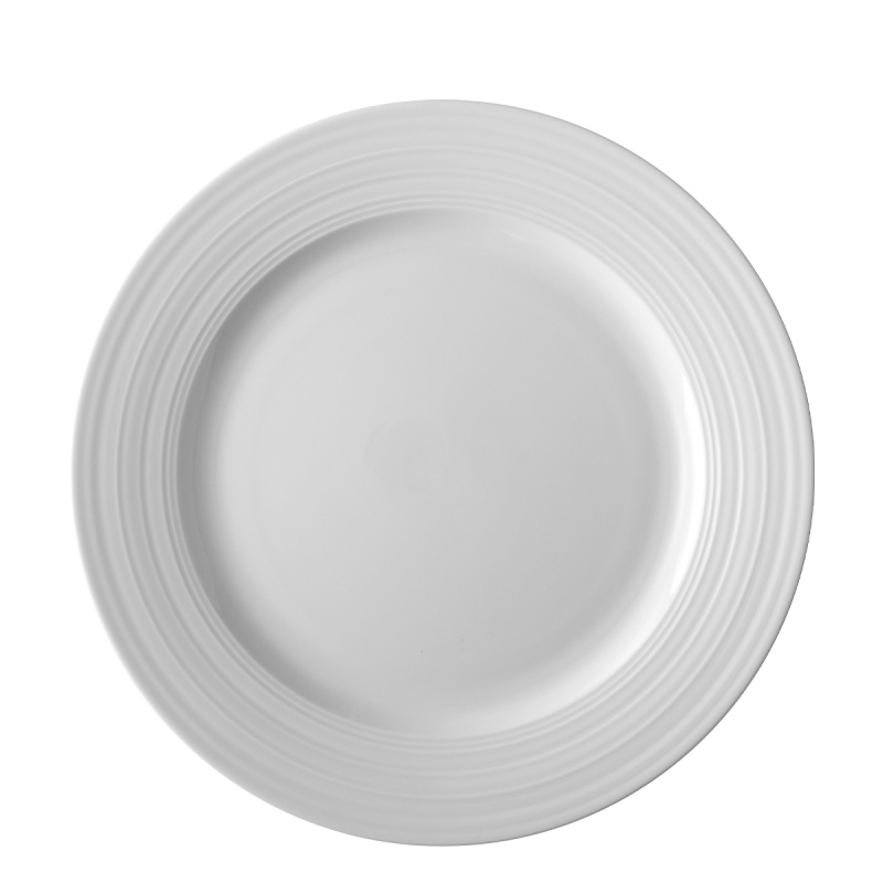Flat plate Deco 29 cm set of 6 pcs — Univers white