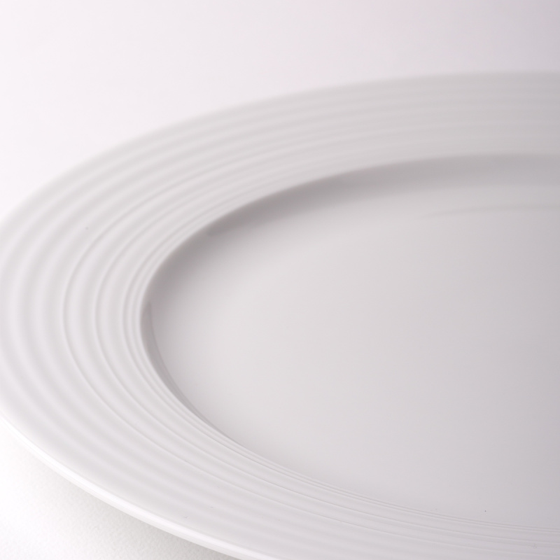 Flat plate Deco 29 cm set of 6 pcs — Univers white