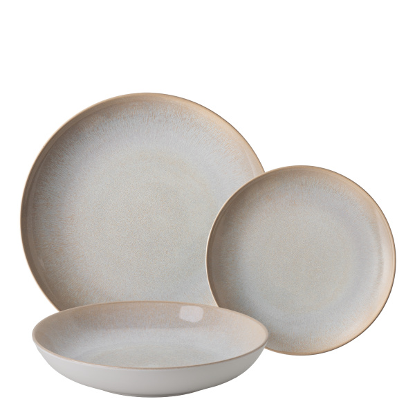 Plate Set 12 pcs — Elements Vulcano Levante