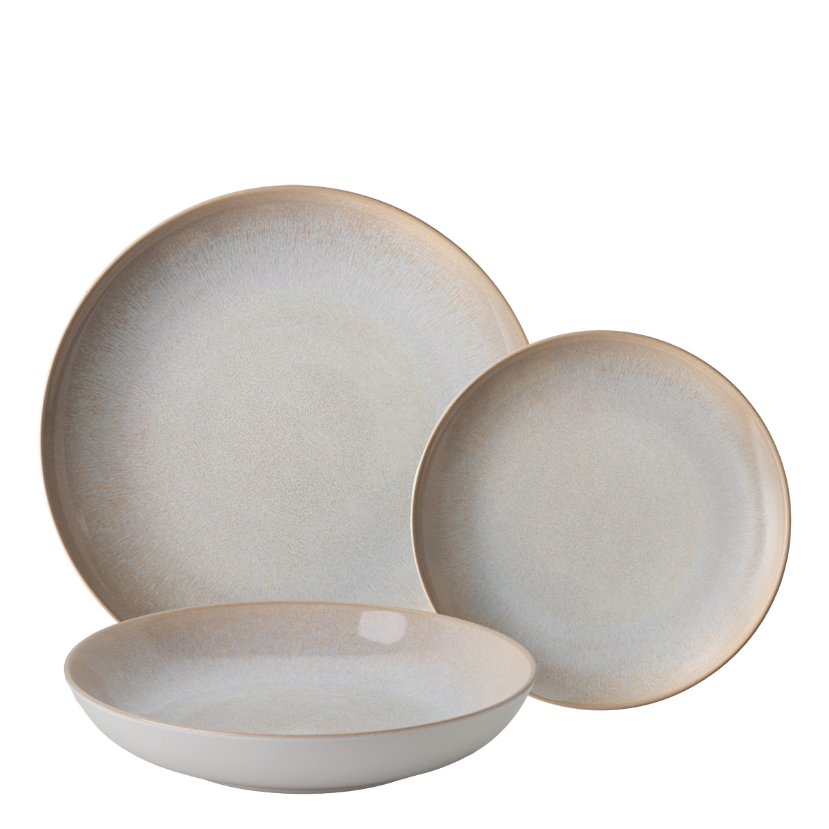 Plate Set 12 pcs — Elements Vulcano Levante