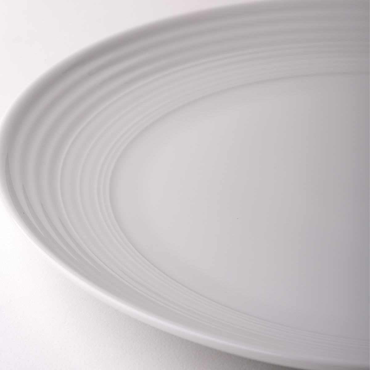 Flat plate Coupe classic Deco 27 cm set of 6 pcs – UNIVERS white