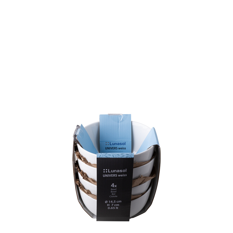 Schalen Set 4-tlg. — UNIVERS Weiss