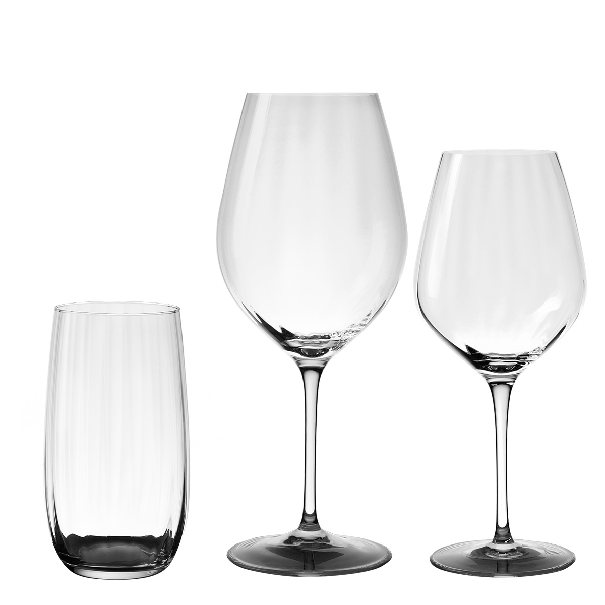 Starter glass set for the home 18 pcs – Optima Line Glas Lunasol