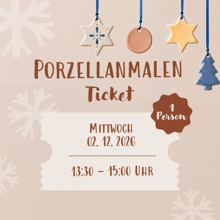 Porcelain painting, Wednesday, 02.12.2026, 13:30–15:00