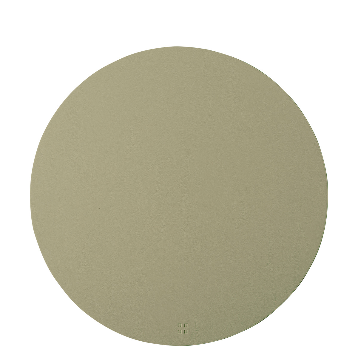 Olivfarbenes Platzset ø 38 cm – Elements Ambiente