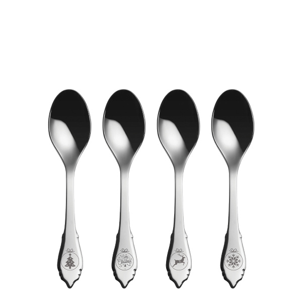Coffee Spoons Duke 4 pcs Christmas | Sola