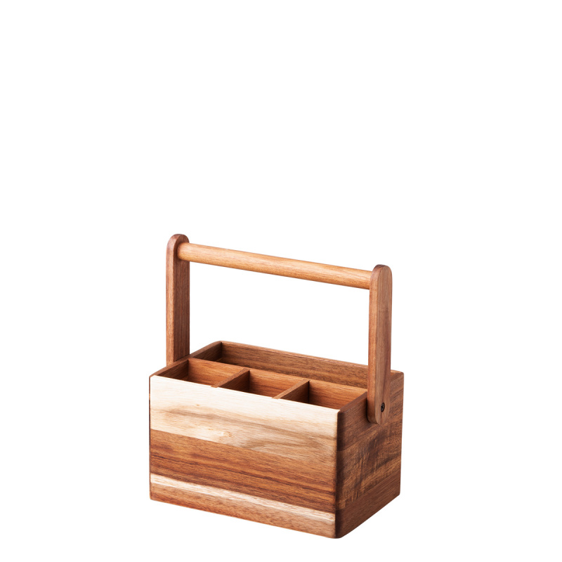 Portaposate Agát 22,6 x 14,2 x 24,8 cm - FLOW Wooden