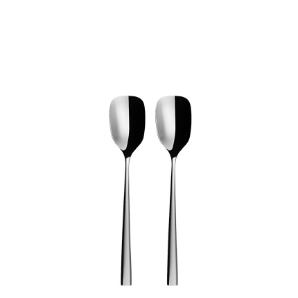 Joghurt-/Becherlöffel Set 2-tlg. - L-Line poliert