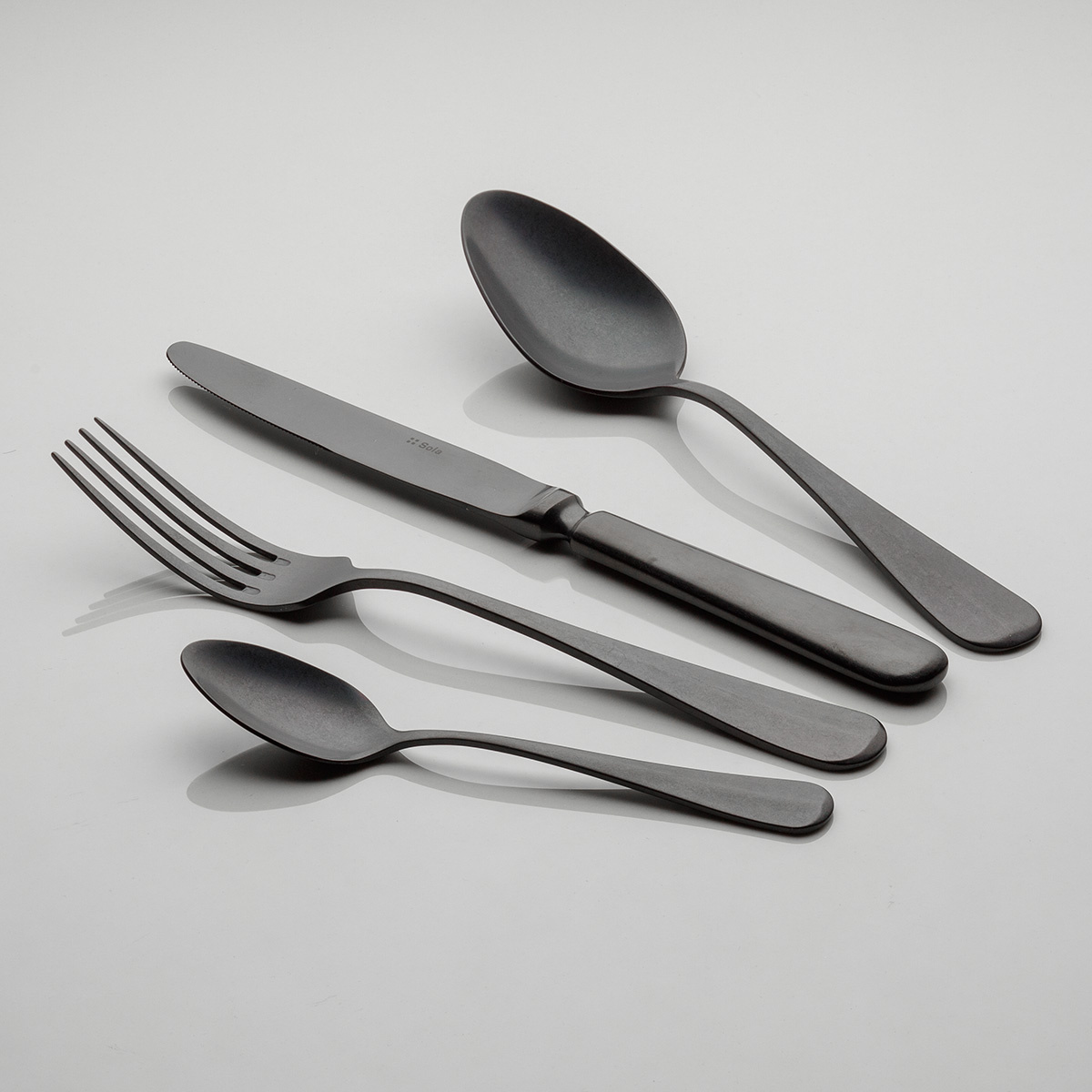 Set di posate 24 pezzi - Baguette Vintage nero
