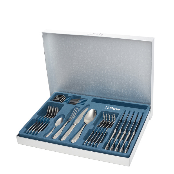 24-Piece Cutlery Set - Baguette Vintage Plesnivec matte