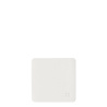 Glasuntersetzer eckig PVC weiss 10x10 cm - Elements Ambiente