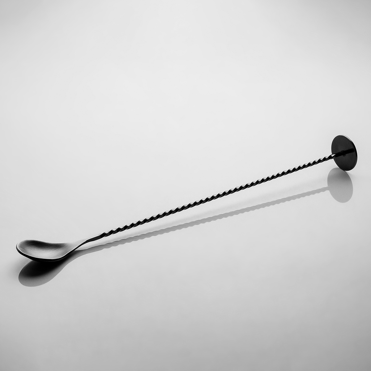 Bar spoon PVD black matte 28 cm – Basic Bar