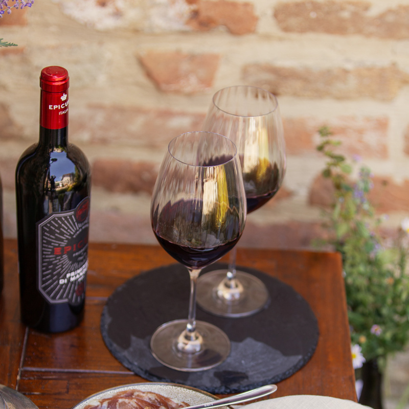 Red wine glasses 660 ml set of 6 - Optima Line Glas Lunasol