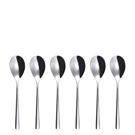 Set di cucchiaini da moka 6 pezzi - L-Line lucido