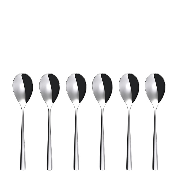 Set de cuillères à moka 6 pcs - L-Line polished