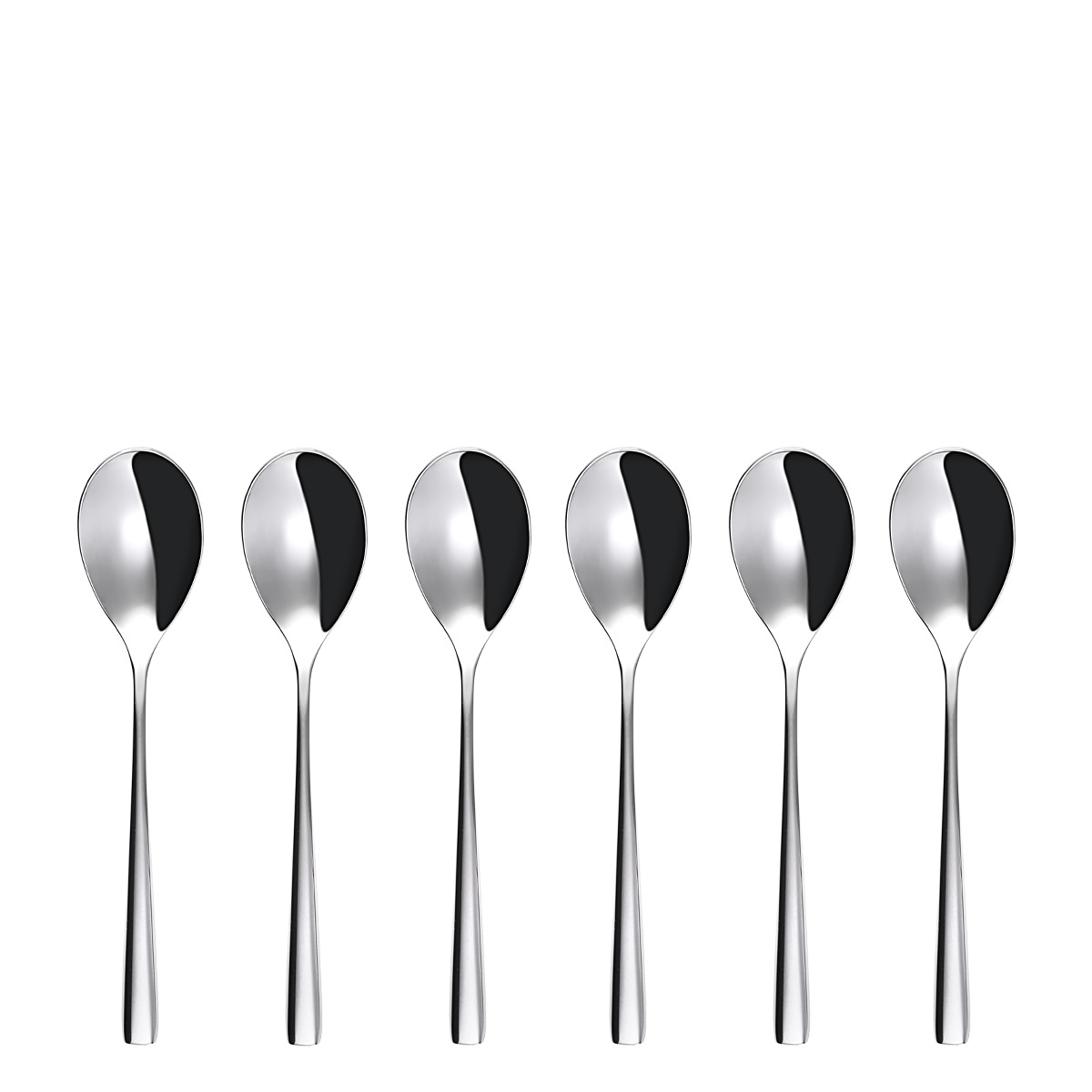 Set di cucchiaini da moka 6 pezzi - L-Line lucido