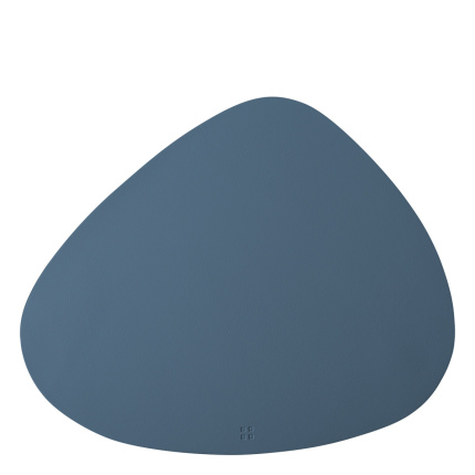 Placemat triangle PVC Petrol 45 x 37 cm - Elements Ambiente