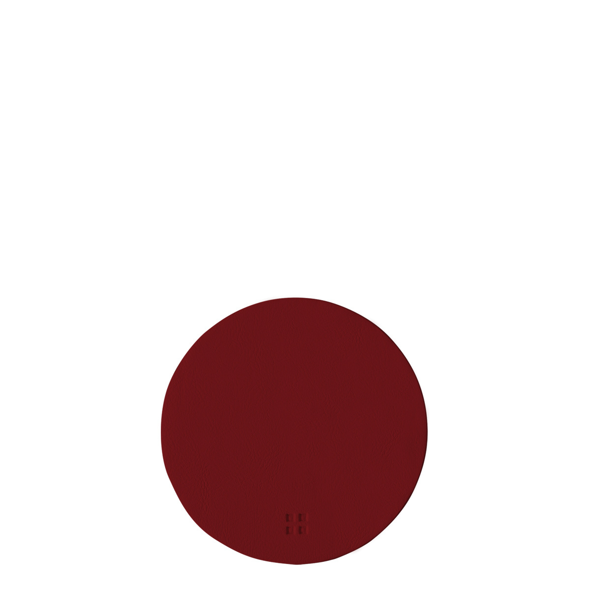 Sottobicchieri rotondi in PVC bordeaux ø 11 cm - Elements Ambiente