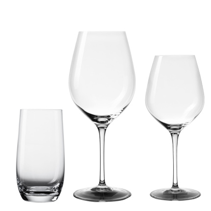 Starter glass set for home 18 pcs – Optima Glas Lunasol