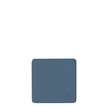 Glass coaster square PVC petrol 10x10 cm - Elements Ambiente