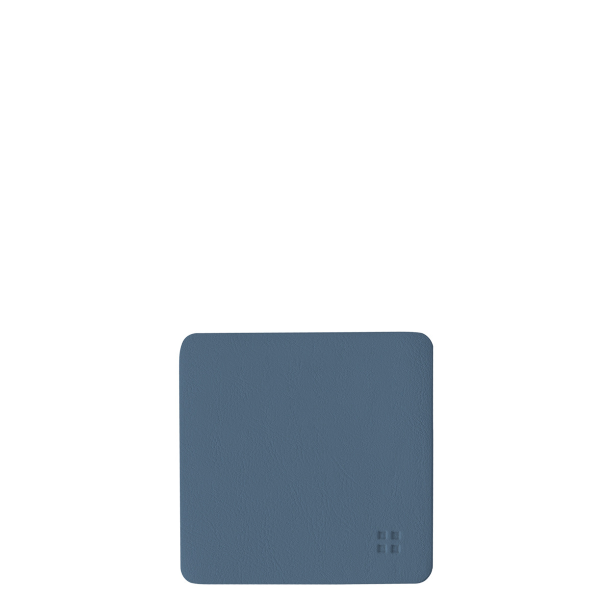 Glass coaster square PVC petrol 10x10 cm - Elements Ambiente