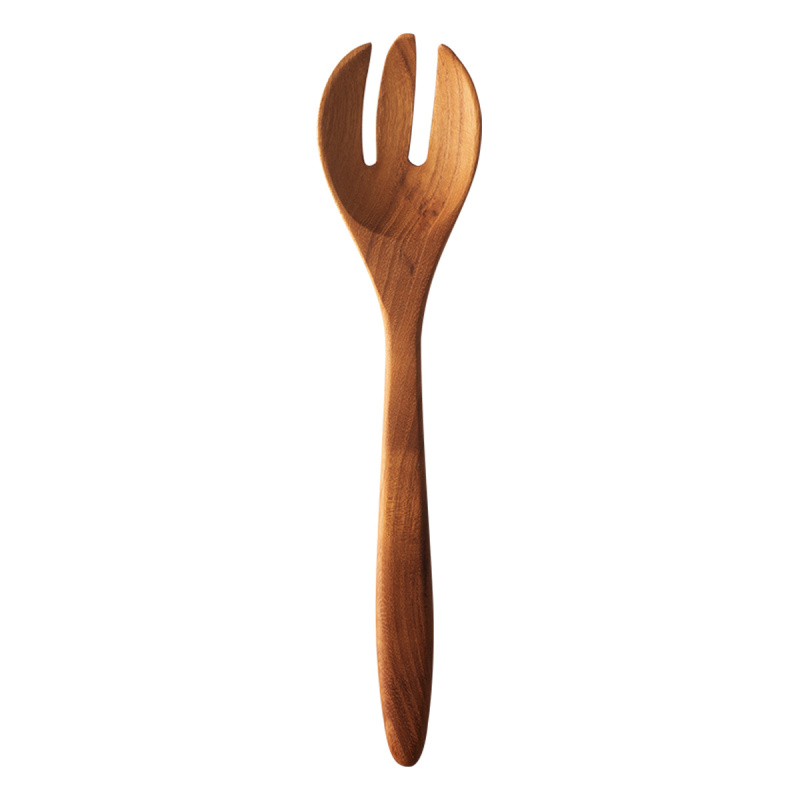 Salad fork Teak 30,5 x 6,8 x 1,9 cm - GAYA Wooden