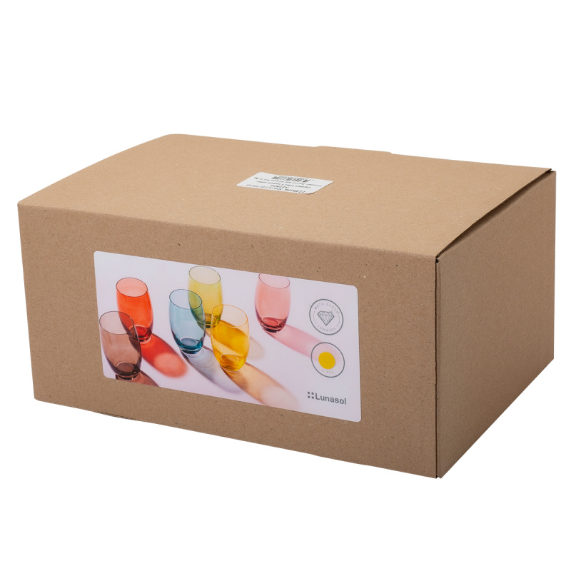 Tumbler Gläser türkis 460 ml 6 Stk. - Optima Glas Lunasol