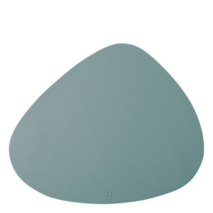 Placemat triangle PVC light blue 45 x 37 cm - Elements Ambiente