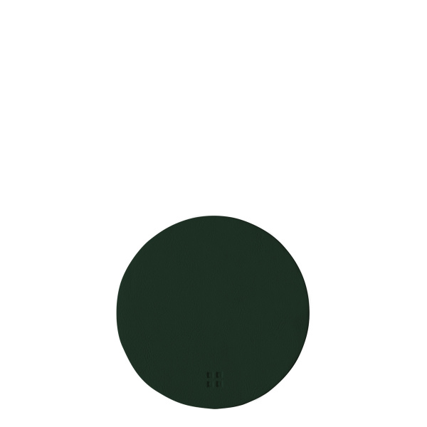 Glass coaster round PVC green ø 11 cm - Elements Ambiente
