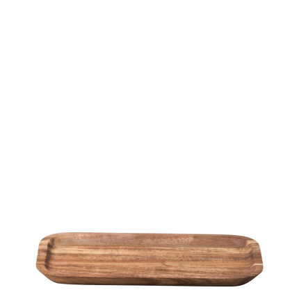 Vassoio rettangolare medio Acacia 25 x 14 cm - FLOW Wooden