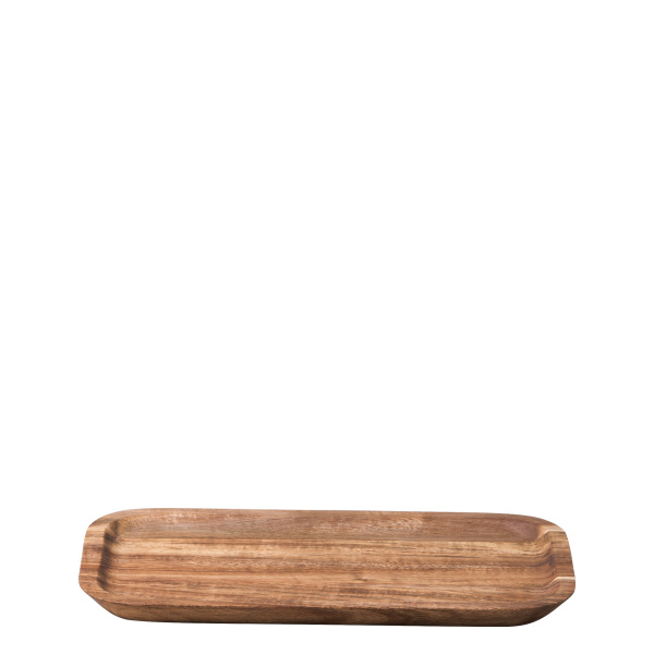 Vassoio rettangolare medio Acacia 25 x 14 cm - FLOW Wooden