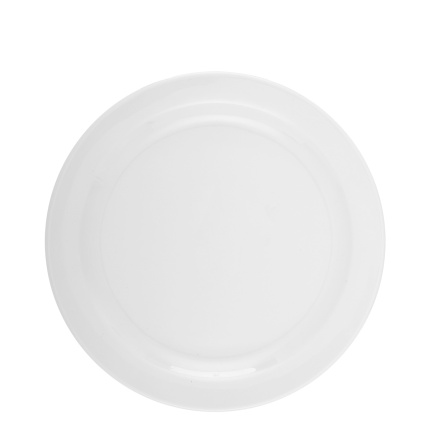Teller flach ø19 cm - Lunasol Hotelporzellan uni weiss