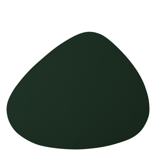 Placemat triangle PVC green 45 x 37 cm - Elements Ambiente