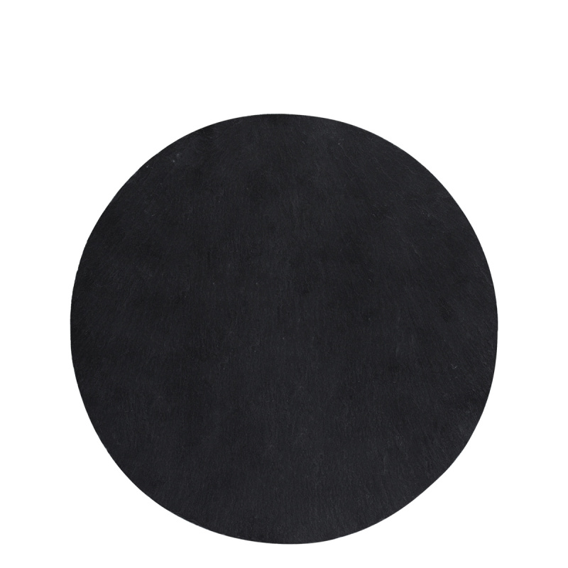 Round slate tray - Flow