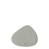 Dessous de verre triangle en PVC argenté 14 x 11,5 cm - Elements Ambiente