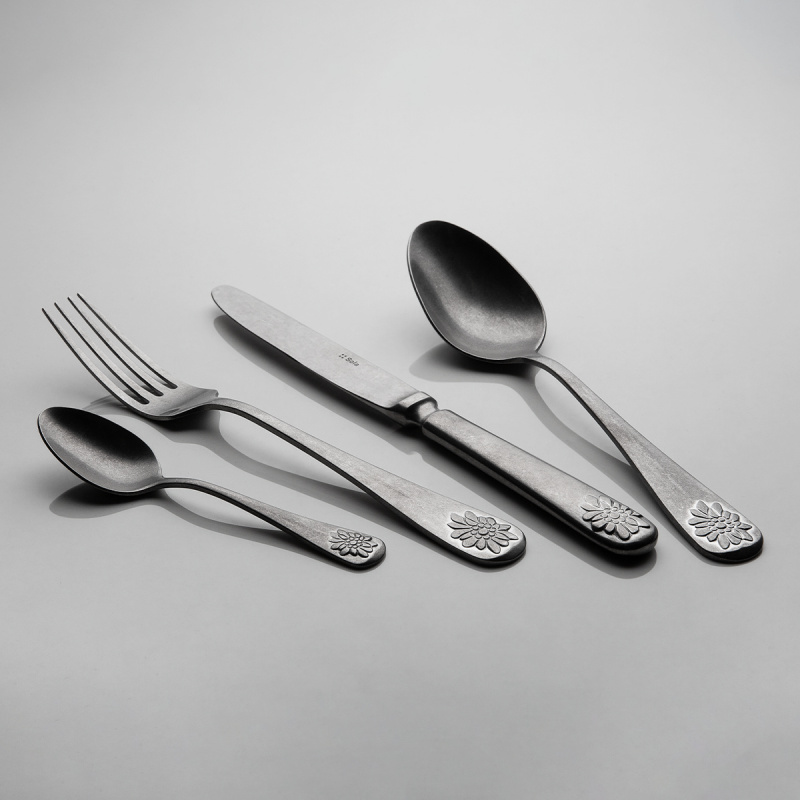 24-Piece Cutlery Set - Baguette Vintage Plesnivec matte