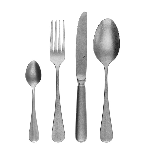 Set di posate dessert 24 pezzi - Baguette Stone Wash