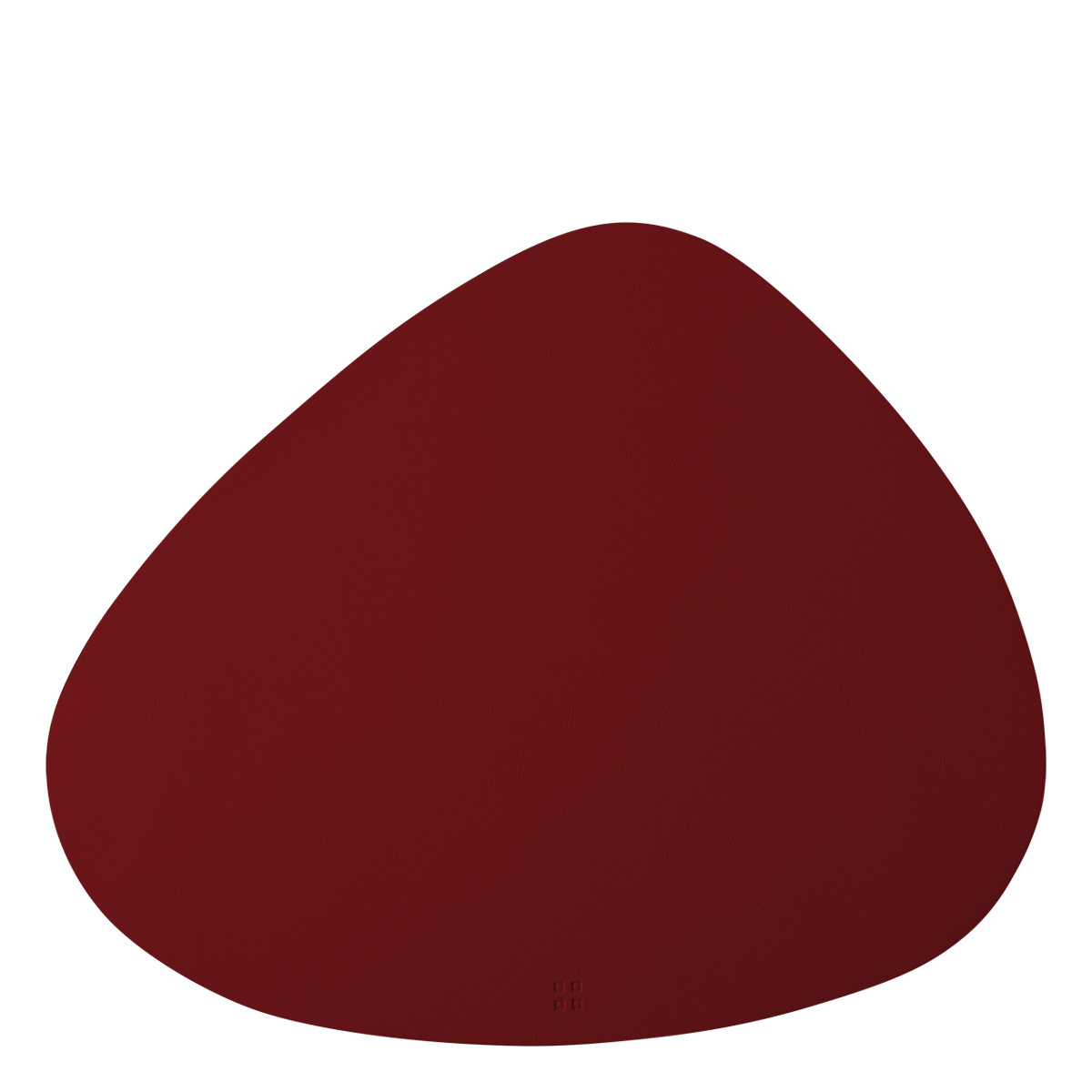 Tovaglietta triangolare in PVC bordeaux 45 x 37 cm - Elements Ambiente