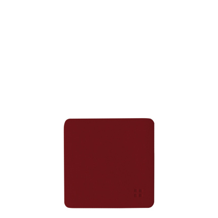 Glass coaster square PVC Bordeaux 10x10 cm - Elements Ambiente
