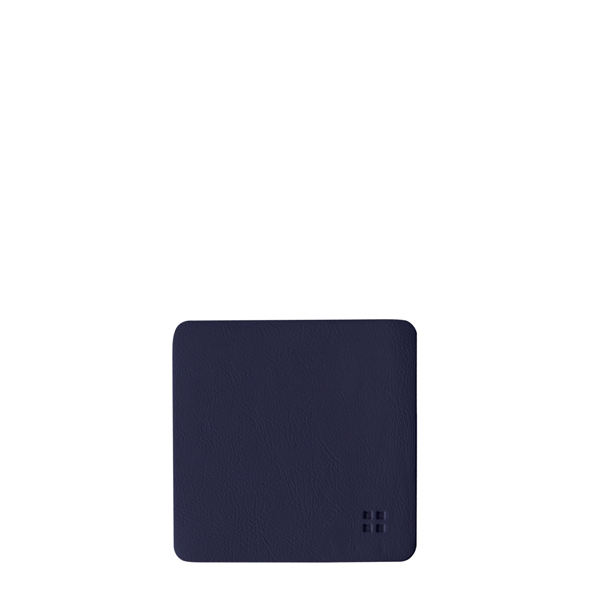 Sottobicchieri quadrati in PVC blu 10x10 cm - Elements Ambiente